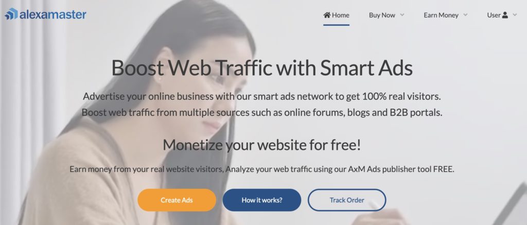 alexamaster Boost Web Traffic with Smart Ads
