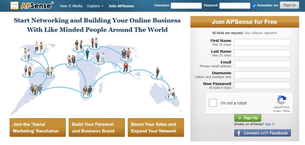 APSense Social Media for Business Networking